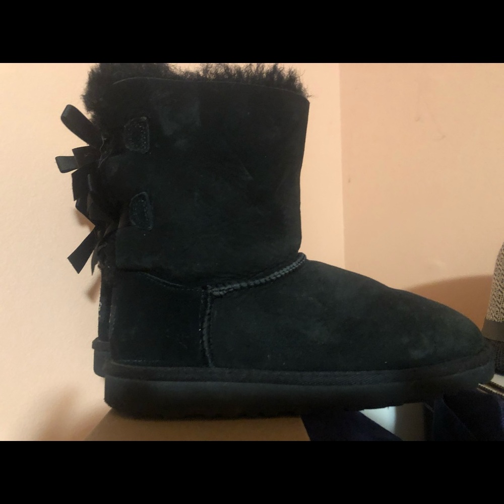 Black UGG boots